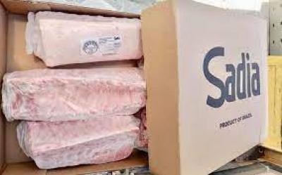 Sườn cốt lết heo đông lạnh Sadia nhập khẩu Brazil